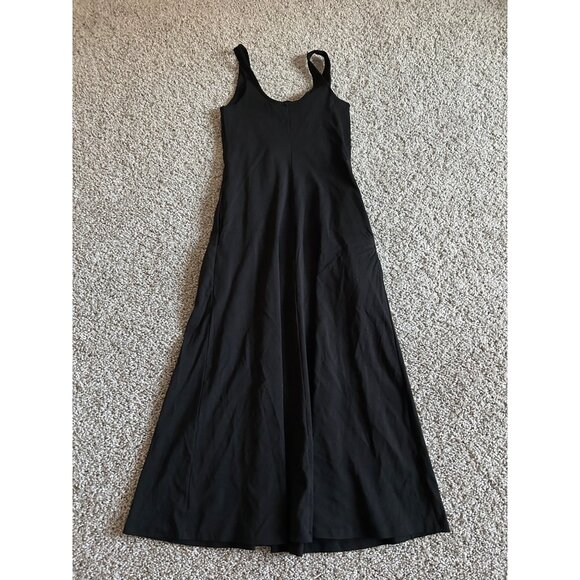 Vince Womens Black Maxi Dress XXS Sleeveless A-Line Cotton Blend Stretch Fabric - Picture 4 of 12